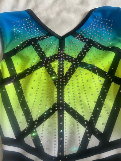 Milano gymnastics leotard