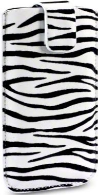 New Iphone 5 Premium Pu Leather Pocket Pouch Case Cover Zebra And Leopard Design
