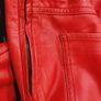 Free People Red Vegan Leather Flares Image 7
