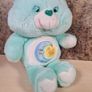 Vintage Kenner Bedtime Care Bear Teddy Soft Toy Plush 1983 Image 10