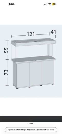 Jewel 240L aquarium