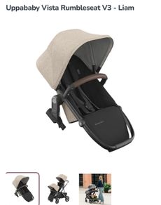 Uppababy  BRAND NEW Vista V3 Rumble seat