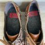 Rieker Antistress Brown & Snakeskin Lace-Up Heeled Oxfords Size 41 Image 6