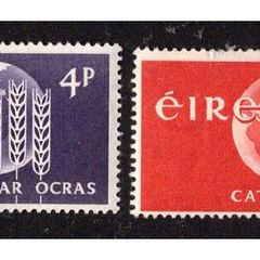 1963 Ireland Freedom From Hunger Commemorative Stamps Mint Never Hinged (MNH)