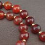 Antique Carnelian Red Agate With Sterling 925 Silver Leaf Pendant Necklace Image 9