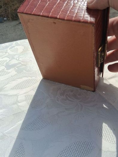5 X Sterling Silver Napkin Rings With Vintage Leather Case