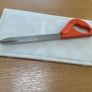 Folding chopping board and stainless steel knife. Image 2