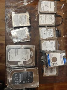 Selection of Hard drives