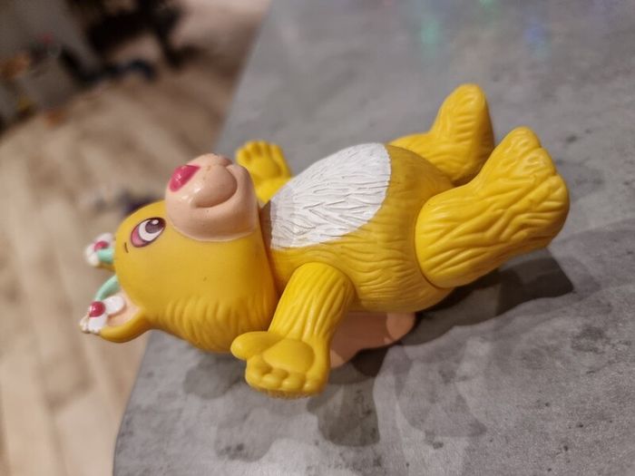WUZZLES Butterbear Figure 80s Toy Disney Hasbro 4inch Posable Vintage Toy Bear Not MLP G1