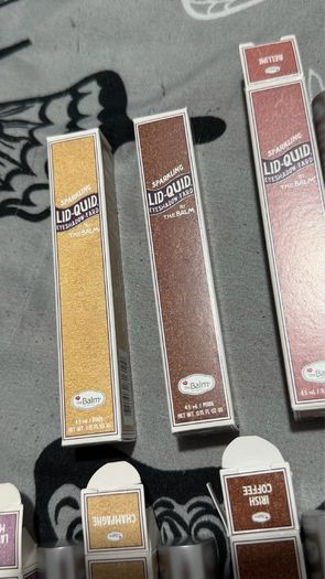 The balm new sparkling liquid eyeshadows