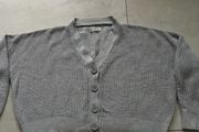 Ladies Stradivarius short grey cardigan. Size S