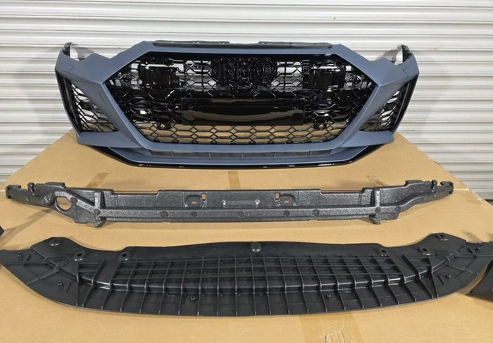 Front Bumper for Audi A6 S6 C8 19- 24 RS6 honeycomb style