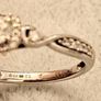 9ct diamond ring size M Image 2