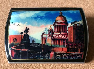 St Petersburg souvenir Magnifying compact mirror