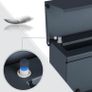 Modern Mailbox, Lockable Wall-Mounted Post Letter Box with Newspaper Holder, Easy to Install, Anthracite Grey (FREE POSTAGE) Image 5