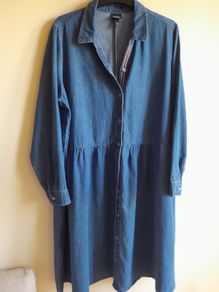 Ullen Popken Denim Dress New