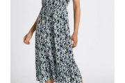 NEW Ladies Floral Print Tie Dress: Size 10