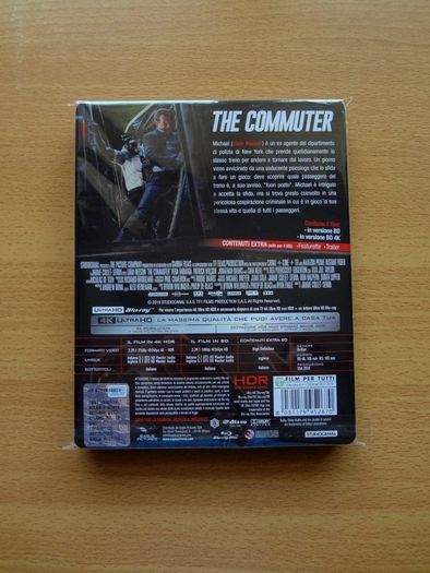 The Commuter 4K and Blu Ray Steelbook (Liam Neeson)