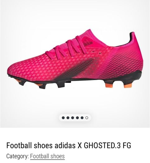 Girls pink Football shoes adidas X GHOSTED.3 FG Sz UK 10.5 EUC