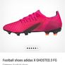 Girls pink Football shoes adidas X GHOSTED.3 FG Sz UK 10.5 EUC Image 7