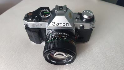 Canon AE-1 Program plus FD 28mm lens