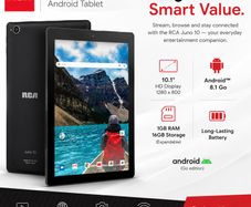 RCA Juno 10 Tablet 10.1 Android Tablet 1GB RAM  16G