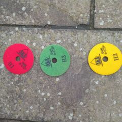 3 stage polishing pads wet or dry stone