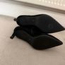Dune London Black Suede Ankle Boots UK 4 EU 37 Image 4