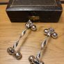 Antique Cased EPNS Silver Plate Napkin Rings & Knife Rests Set Image 10