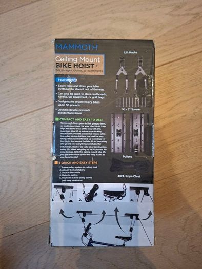 Mammoth - Bike hoist - Ceiling mount