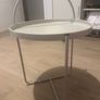 Small Metal Side Table with Handle Image 3