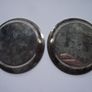 Two Vintage Metal Small Plates with Saudi Arabian coats of arms Image 2