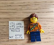 lego cty0791 city jungle explorer female, set 60160, 60157