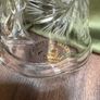 Vintage Irish Lead Crystal Hand Bell, Boyne Valley Pinwheel Pattern w/ Label Image 2