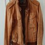 Classic Men's Aviatrix Tan Leather Jacket Image 5