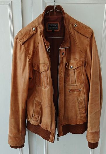 Classic Men's Aviatrix Tan Leather Jacket