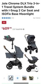 Pram Joie Chrome DLX trio 3-in-1