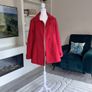 Reduced Ladies Fully Lined Red Coat from Dunnes Stores. Size UK 14 / EU 42 Image 4