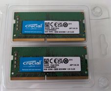 Crucial 16gb Kit (8gbx2) Ddr4-3200 Sodimm