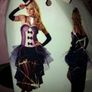 Sexy Pink and Black Moulin Rouge Fancy Dress Costume size 8-10 Image 2