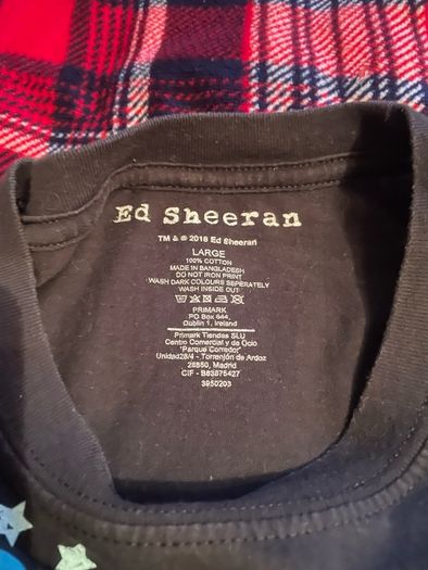 Ed Sheeran Tour Tshirt - Adult Large