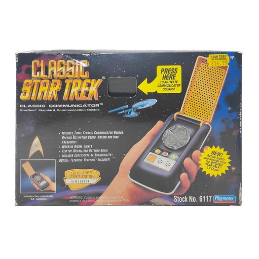 Star Trek Classic Communicator Playmates Toys 1994 Collectors Edition