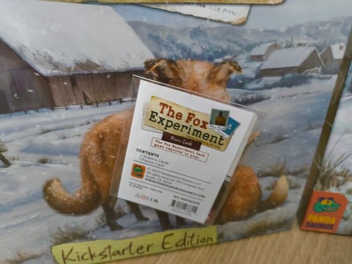 Fox Experiment: Kickstarter Edition + 5-6 Player Expansion + Neoprene Mats
