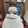Vintage Religious Child of Prague Chalk statue Image 4