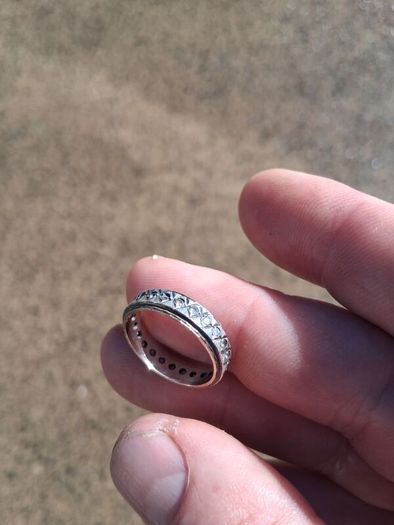 9k Gold 1970'S Full Eternity Ring(3 grams)