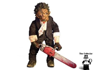 Very Rare Mezco Leatherface Texas Chainsaw Massacre Pt 2 De Luxe Roto Plush Figure Mezco Cinema of Fear series 2 Collectors item