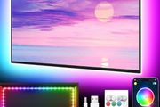 5M TV Backlight, for 45-75 Inch TV, Music Sync LED TV Light with Bluetooth Function - RGB Color Changing Light Strip for Home Theater 16.4ft