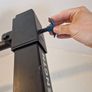 Pull up / squat rack frame Domyos Decathlon and weight plates Image 6