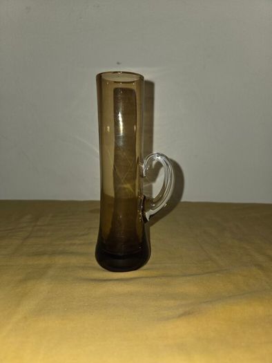 Vintage hand blown Amber Jug