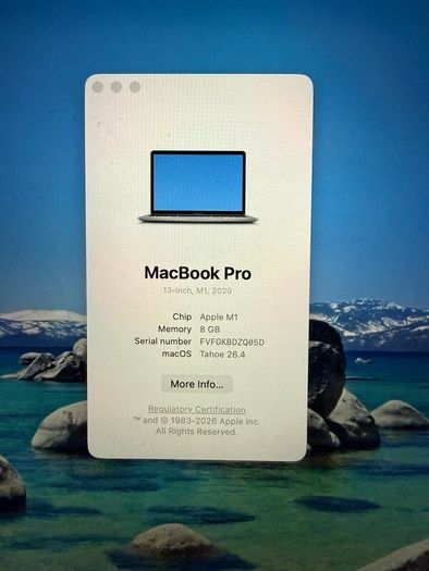 13 Apple Mac Book Pro M1 Touch Bar 2020